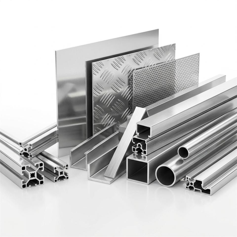 Hataas-Pagpasundayag 6061 Aluminium nga Alloy nga istruktura nga paggawas nga profile